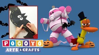 ✂️POCOYÓ ESPAÑOL📏 Arts amp Crafts  Bolsa de caramelos de Halloween CARICATURAS y DIBUJOS ANIMADOS [upl. by Ahseik]