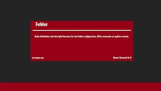 Fortnite geht nicht mehr  ESPBuimet003 Fehler Epic Server Offline [upl. by Ailedua]