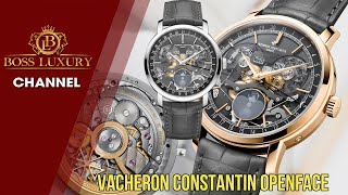 Vacheron Constantin Traditionnelle Complete Calendar OPENFACE với giao diện mở [upl. by Gnilrac]