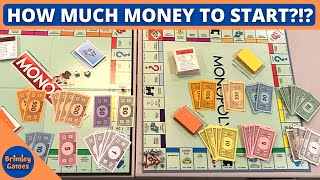 How much Money do you START with in Monopoly  OFFICIAL Monopoly RULES  Monopoly FAQ [upl. by Nnaytsirk]