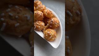 Chouquettes or petit choux 😍🤎 My whole kitchen smells 🥰 [upl. by Corrinne]