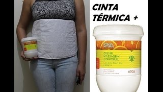 Cinta Termica e Creme para Reduzir medidas em casa  Beleza 10 [upl. by Alfons]