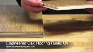 Engineered Oak Flooring Rustic UV Lacquered Review [upl. by Lussier]