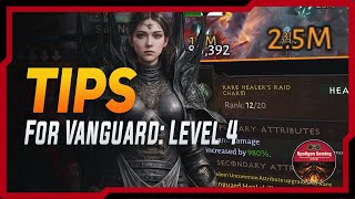 TIPS For Vanguard Level 4  Also New Raid Bosses Power Test  Diablo Immortal [upl. by Yrrag]