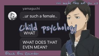 ennoshita angst • child psychology  haikyuu texts [upl. by Mathi393]