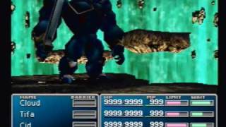 Final Fantasy 7 VII PS1 End Boss amp Ending Part 01  Jenova SYNTHESIS [upl. by Rehc]