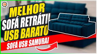 MELHOR SOFÁ RETRÁTIL USB BOM E BARATO  SAMURAI [upl. by Brunhilda]