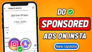 How to do Sponsored Ads on Instagram New Method [upl. by Aletha]