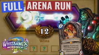 Is Harth BROKEN in Arena 12 Win Shaman  Hearthstone Whizbang Wild Arena [upl. by Odlanor]