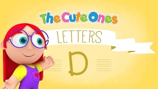 Letter D  LETTERS  The Cute Ones  Activities [upl. by Oba162]