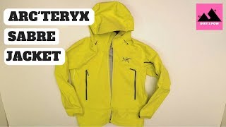 WANT TO STAY DRY  Arcteryx Sabre Jacket Review [upl. by Flavius]