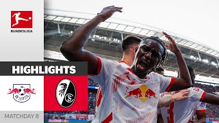 Leipzig Decide TopMatch  RB Leipzig  SC Freiburg 31  Highlights  Matchday 8 – Bundesliga [upl. by Naira]