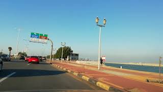 Saudi ArabiaAirport road to Dammam Corniche Beach area [upl. by Amaj]