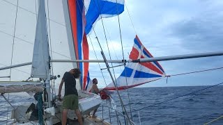 We Blew Up our Favorite Sail Sailing Vessel Delos Ep 123 [upl. by Ertsevlis336]