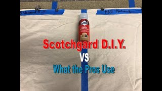 Scotchgard DIY vs What The Pros Use Which Is Better [upl. by Mead]