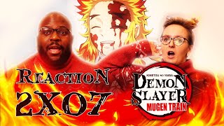 Demon Slayer  Mugen Train Series  2x7 Set Your Heart Ablaze  Group Reaction [upl. by Mahan]