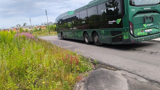 Bus driving in Kronoberg Växjö City [upl. by Labana710]