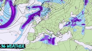 ΚΑΙΡΟΣ  10 Νοεμβρίου 2024  Μοντέλο ECMWF  Υετός  βροχές καταιγίδες  Στην Ευρώπη [upl. by Enedan]