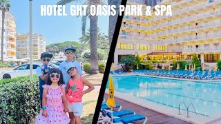 Hotel GHT Oasis Park amp Spa  Lloret De Mar  Costa Brava Spain  4K [upl. by Carhart]