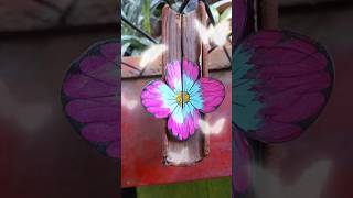 Flower bookmark 😱🌺 VORA art painting shorts [upl. by Galvin]