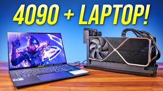 RTX 4090 Gaming Laptop 🤯 eGPU Comparison with Desktop [upl. by Ollie]