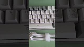 Unboxing the Redragon FIZZ K617 60 White amp Grey Small Mechanical keyboard [upl. by Netsud]