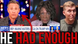 Chris Cuomo SHUTS DOWN Race Hustler Maxine Waters Over Kamala Loss [upl. by Elsa]