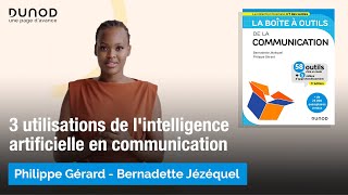 3 utilisations de lIA en communication [upl. by Notyrb]