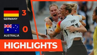 Germany vs Australia 30  Women Olympic 2024 [upl. by Issim]