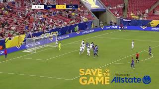 Save of the Game Presented by Allstate  Panama vs Nicaragua [upl. by Muirhead590]