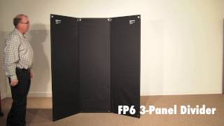 FP6 Folding Value Room Divider by Versare [upl. by Sikko]