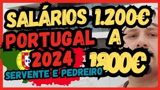 Salários em Portugal 2024 [upl. by Punke]