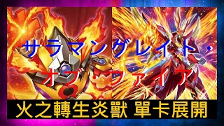 【遊戲王 Combo】【轉生炎獸】【單卡展開】 火之轉生炎獸 單卡展開  轉生炎獸 狂怒鳳凰  轉生炎獸的咆哮  墓地回收 轉生炎獸 羚羊 [upl. by Housen]