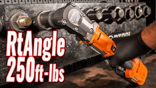 RIDGID 18V Right Angle Impact Wrench Review R8721 amp R8720 [upl. by Eniotna]