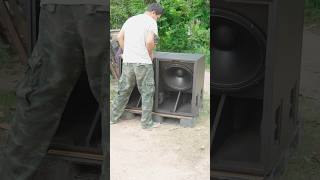 Subbox18 inch 🔈 diyproduction diysubwoofer box bass diyaudio speaker diypro subwoferbox [upl. by Aleel600]