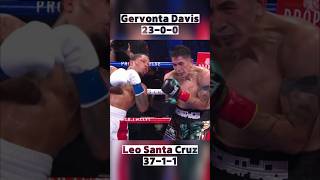 Gervonta Davis vs Leo Santa Cruz  Fast Fight GervontaDavis LeoSantaCruz sports boxing ko [upl. by Elliot]