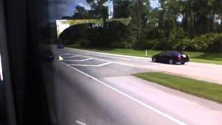 Disneys Magical Express Bus Ride to Disney World I4 Walt Disney World Entrance [upl. by Ilujna]