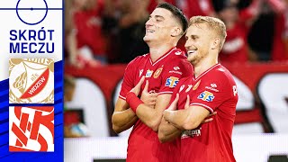 WIDZEW  ŁKS  SKRÓT  PIĘKNE DERBY ŁODZI  Ekstraklasa 202324  4 kolejka [upl. by Wager944]