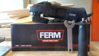 FERM Haakse Slijper  850W  125mm  AGM1087 [upl. by Adnocahs]