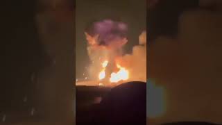 A Powerful Explosion at an ammunition depot in Yeysk  Russia [upl. by Edmon]