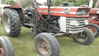 197276 Massey Ferguson 188 Tractor at the Courtenay AampP Show [upl. by Prent]