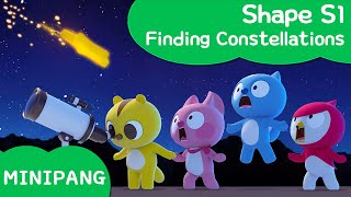 Learn shapes with MINIPANG  shape S1  Finding Constellations🌟  MINIPANG TV 3D Play [upl. by Harvie]