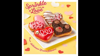 Krispy Kremes NEW Valentines Doughnuts​ [upl. by Obocaj]