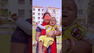 Mona Gonu Pelo Bhuter Voi ☠️☠️  Mom Vs Daughter  shorts comedy youtubeshorts babyboyadrik [upl. by Ataliah]