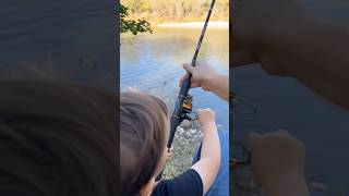 William’s 1st fishing experience Thanks daddy amp uncle John SanAntonio Texas fishing 2yearsold [upl. by Anahsak]