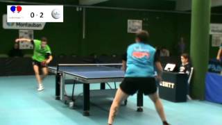 Tennis de table  Best of Montauban  Talence [upl. by Frederick960]