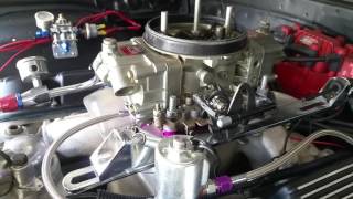 CHEVY NOVA BIG BLOCK FULL THROTTLE ISSUE FIXED [upl. by Leiad]