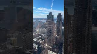 Mandarin Oriental Hotel View New York City nyc newyork travel walkingtour explore asmr viral [upl. by Dianna]