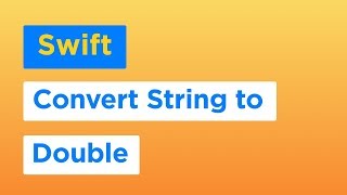 How to Convert String to Double and Float types using Swift 4 [upl. by Gilboa557]