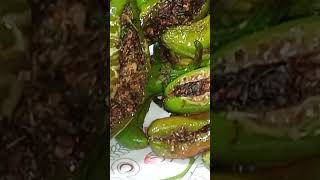 Dahi Ky Masala Bhari Hari Mirch Fry Mazedar Chatt Patti  Stuffed Chilli Fry Recipe  Stuffed Chilli [upl. by Ijnek]